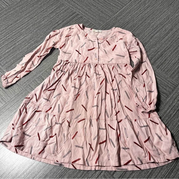 Boden Hanna Andersson Tucker Tate Girls Dress Bundle Lot 6-7 Pink Blue Spring‎ - Picture 2 of 7